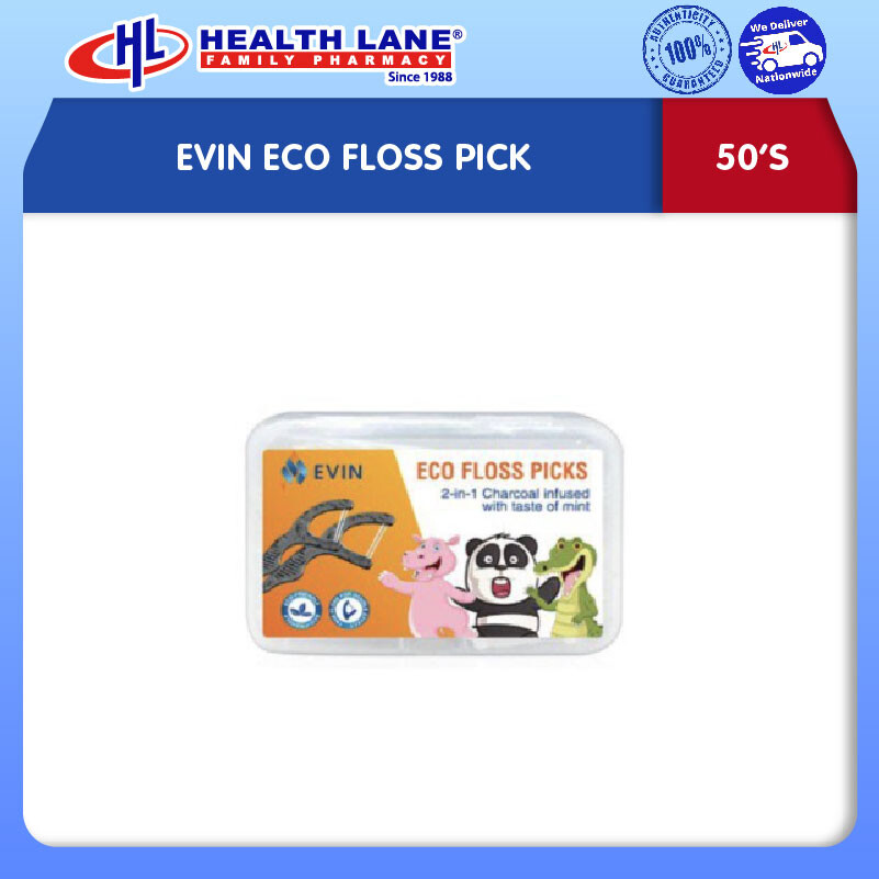 EVIN ECO FLOSS PICK (50'S)